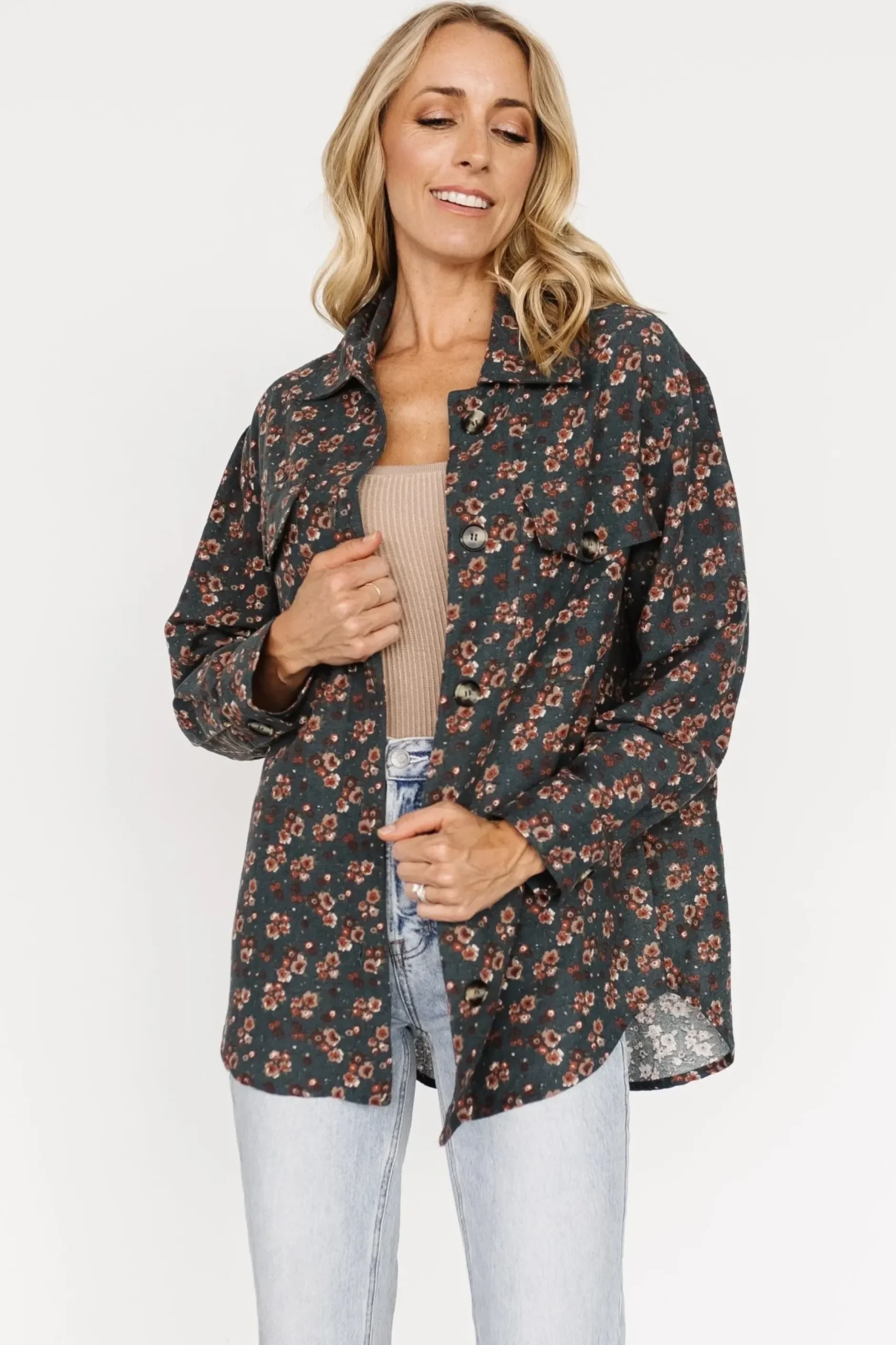 Baltic Born outerwear|WINTER ESSENTIALS|Ada Shacket | Jade Floral