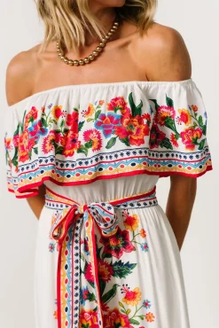 Baltic Born DRESSES|maxi dresses|Alejandra Maxi Dress | Ivory Multi Floral