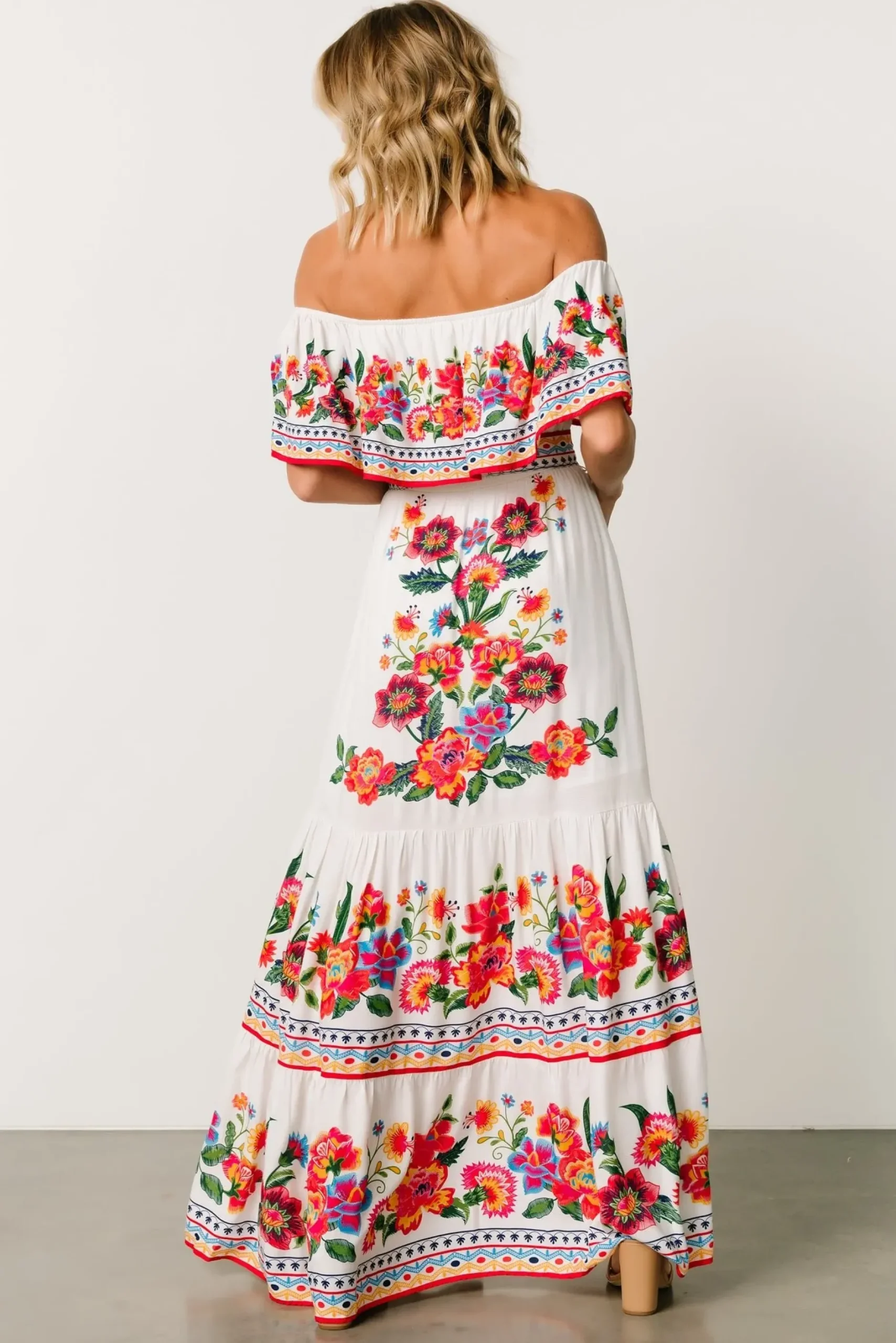 Baltic Born DRESSES|maxi dresses|Alejandra Maxi Dress | Ivory Multi Floral
