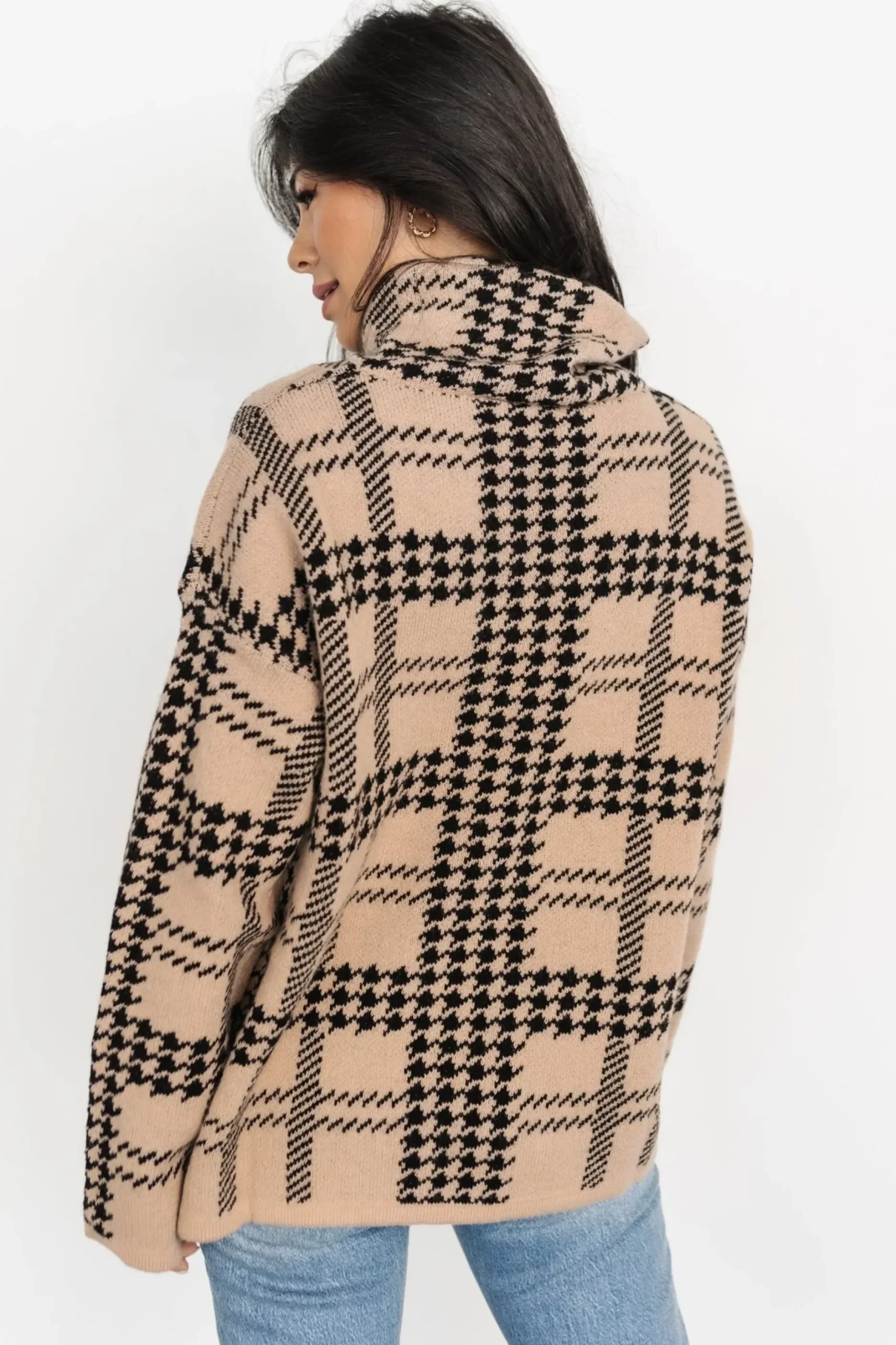 Baltic Born sweaters|WINTER ESSENTIALS|Alexander Turtleneck Sweater | Taupe + Black