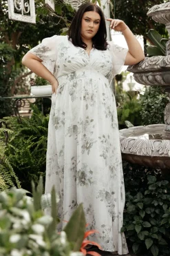 Baltic Born SALE|Alexandria Smocked Maxi Dress | Dusty Sage Floral