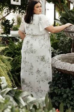 Baltic Born SALE|Alexandria Smocked Maxi Dress | Dusty Sage Floral