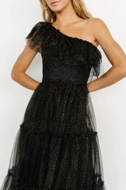 Baltic Born SALE|Anessa Tulle Dress | Black + Gold