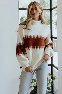 Baltic Born WINTER ESSENTIALS|TOPS|Antonov Turtle Neck Sweater | Cream + Spice