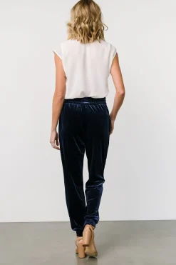 Baltic Born pants|Archie Velvet Jogger Pants | Peacock