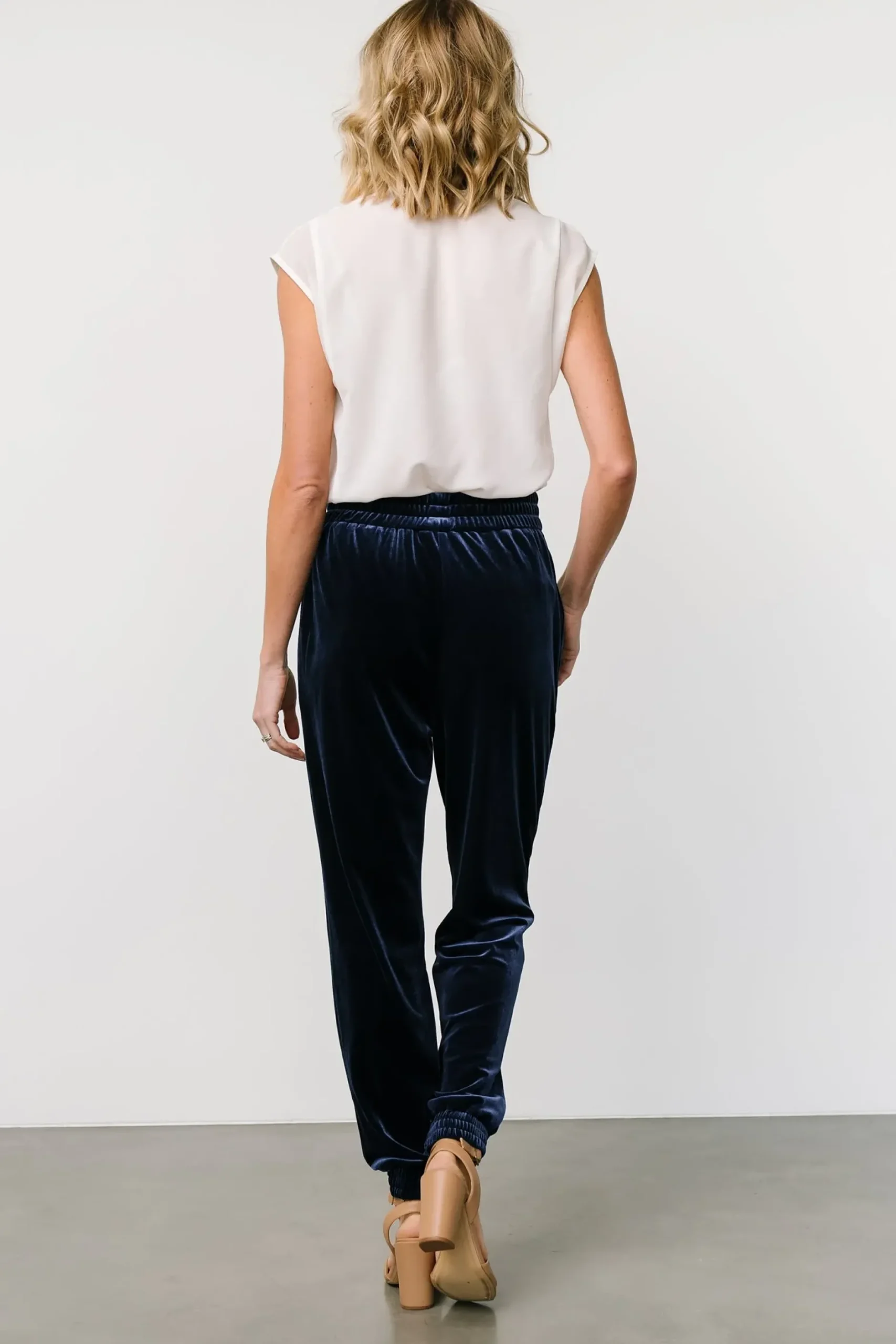 Baltic Born pants|Archie Velvet Jogger Pants | Peacock