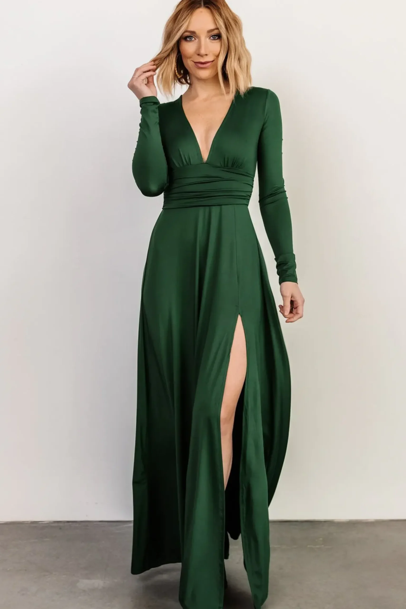 Baltic Born maxi dresses|WEDDING SUITE|Arianna Maxi Dress | Hunter Green