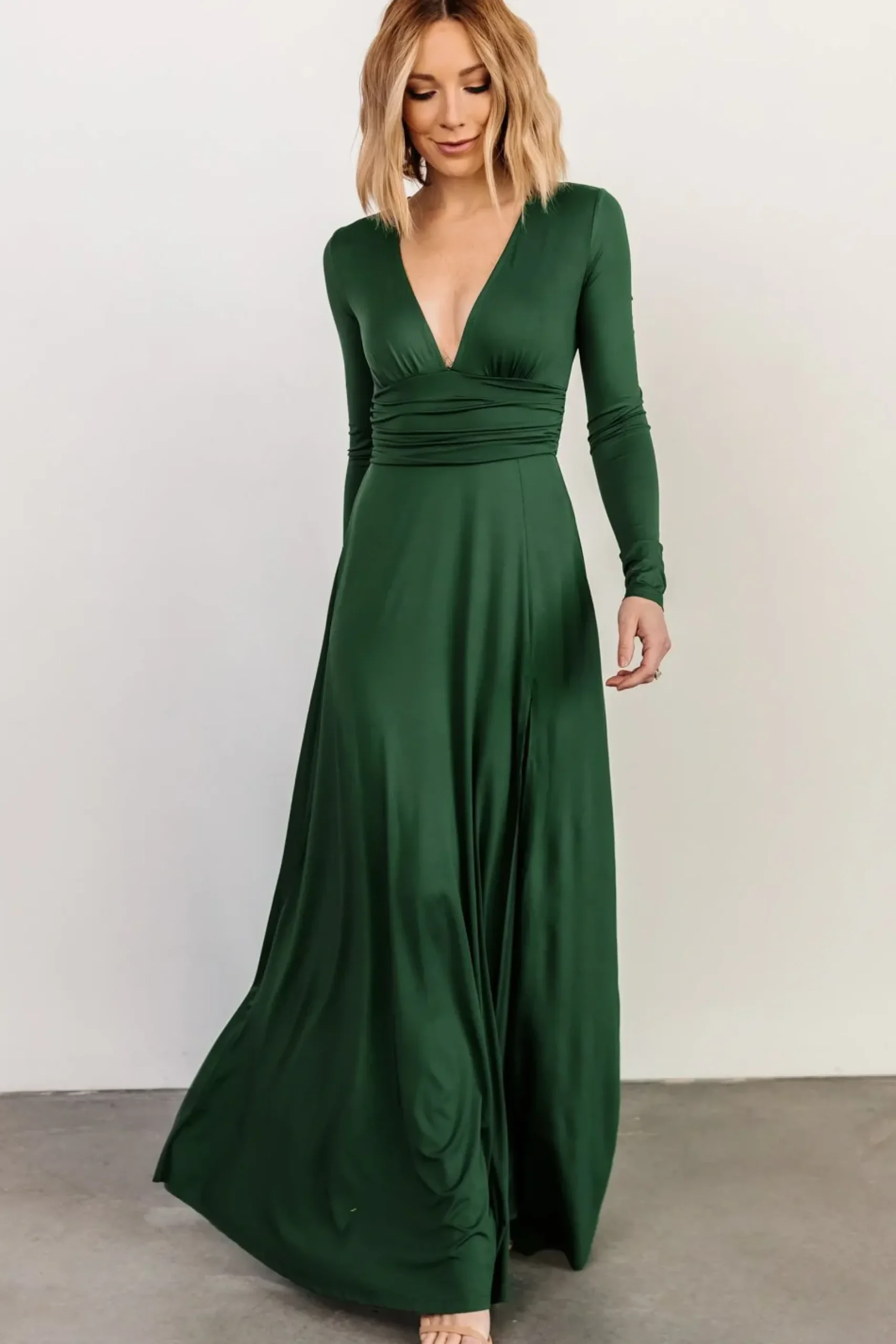 Baltic Born maxi dresses|WEDDING SUITE|Arianna Maxi Dress | Hunter Green