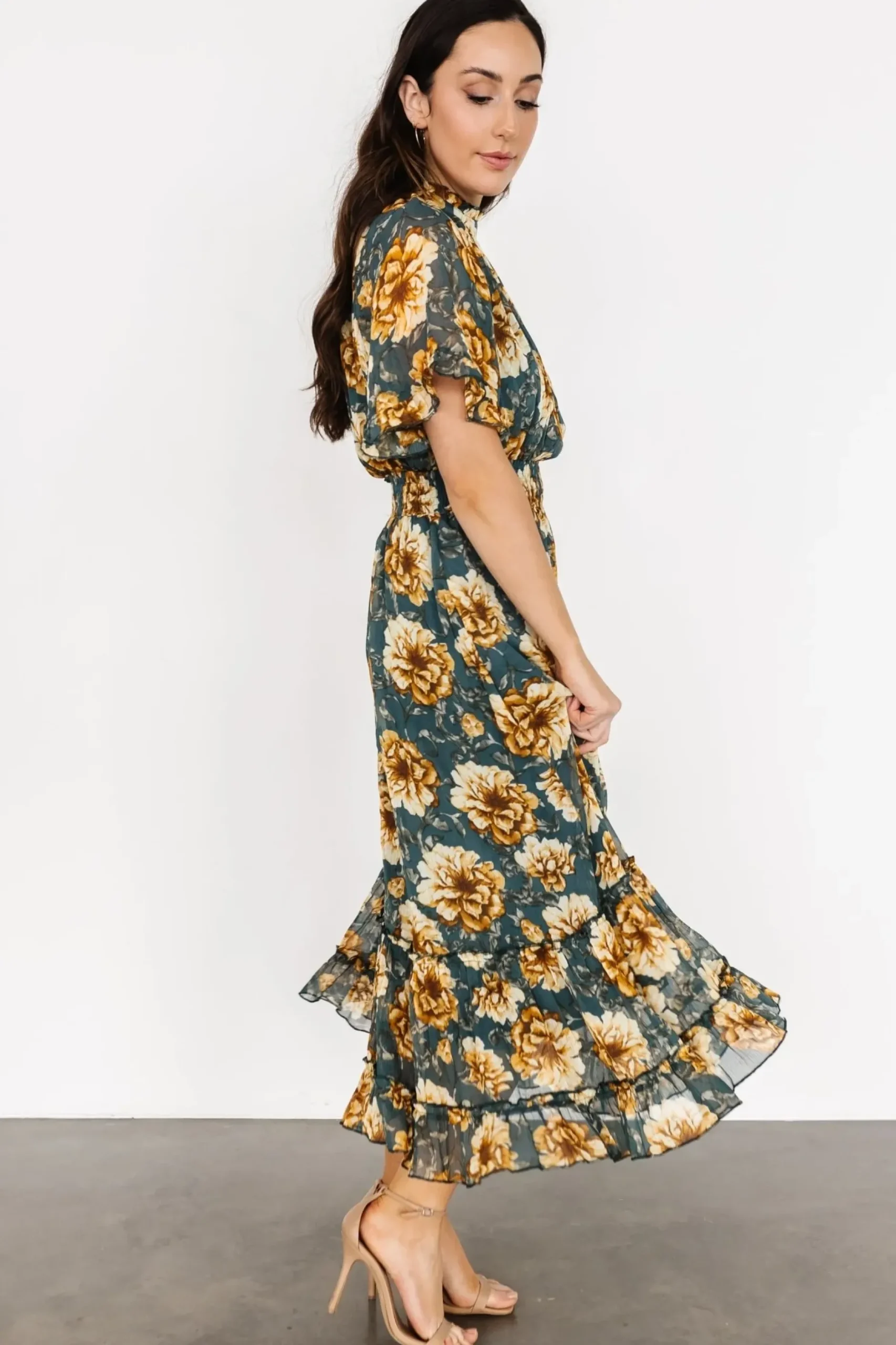 Baltic Born maxi dresses|Ashton Maxi Dress | Topaz + Gold Floral
