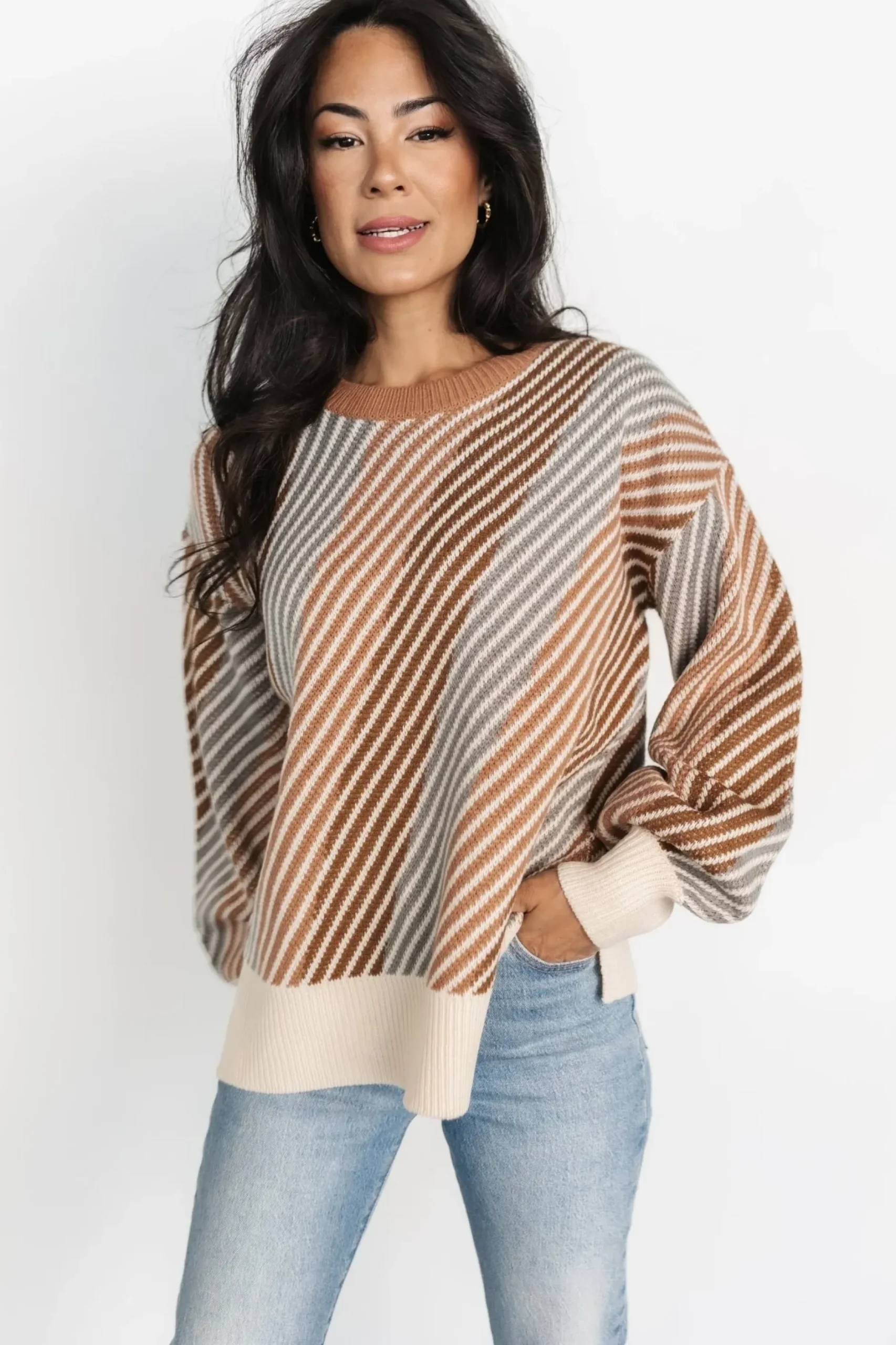 Baltic Born sweaters|Baldwin Striped Sweater | Multi