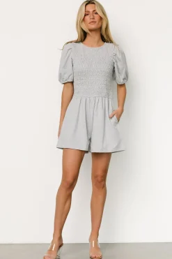 Baltic Born JUMPSUITS + ROMPERS|Beaumont Romper | Heather Gray