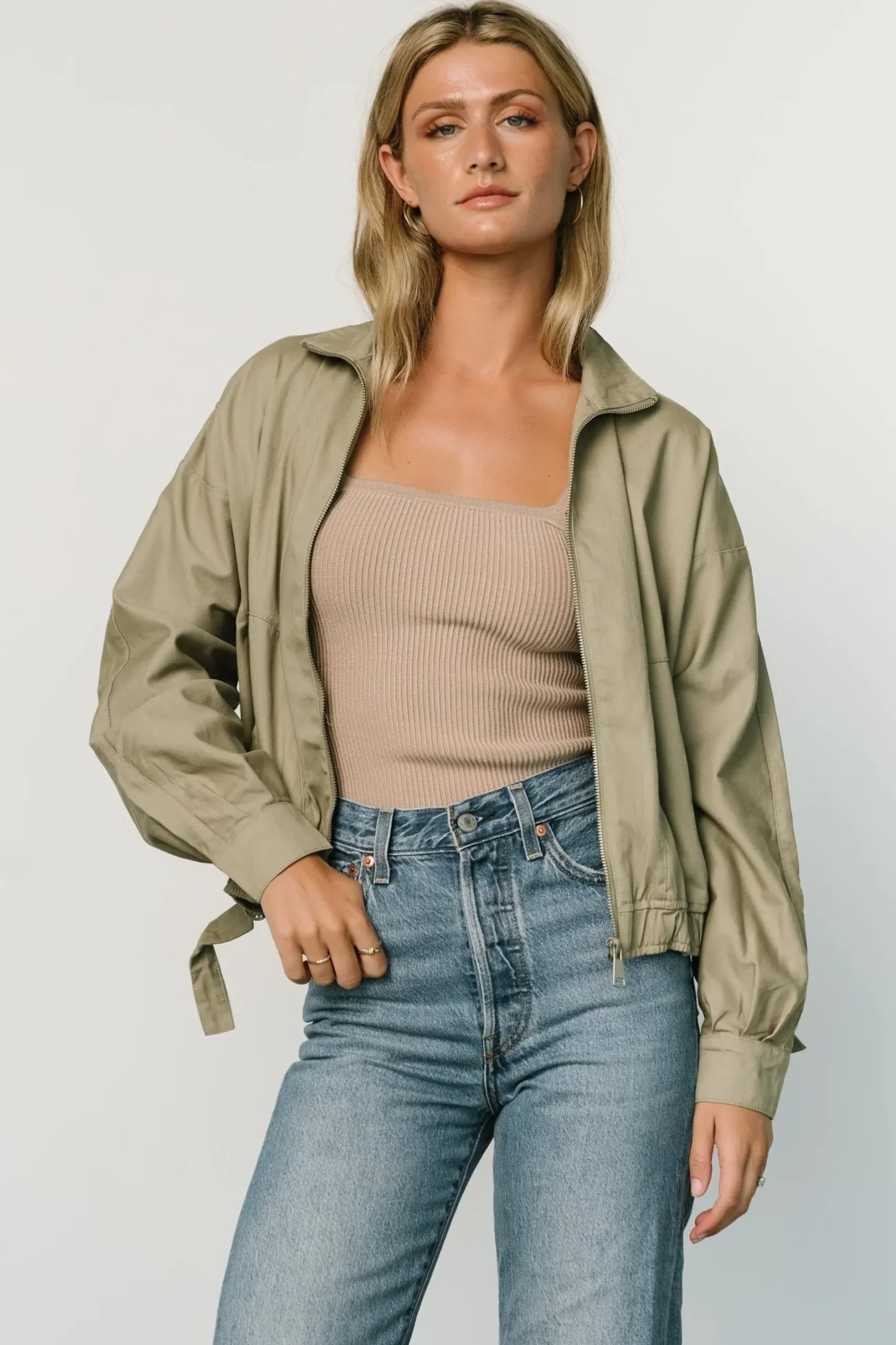 Baltic Born outerwear|Beckett Bomber Jacket | Olive