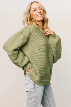 Baltic Born sweaters|WINTER ESSENTIALS|Bentley Chunky Knit Sweater | Olive