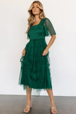 Baltic Born COMING SOON|Bexley Tulle Dress | Dark Green