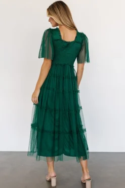 Baltic Born COMING SOON|Bexley Tulle Dress | Dark Green