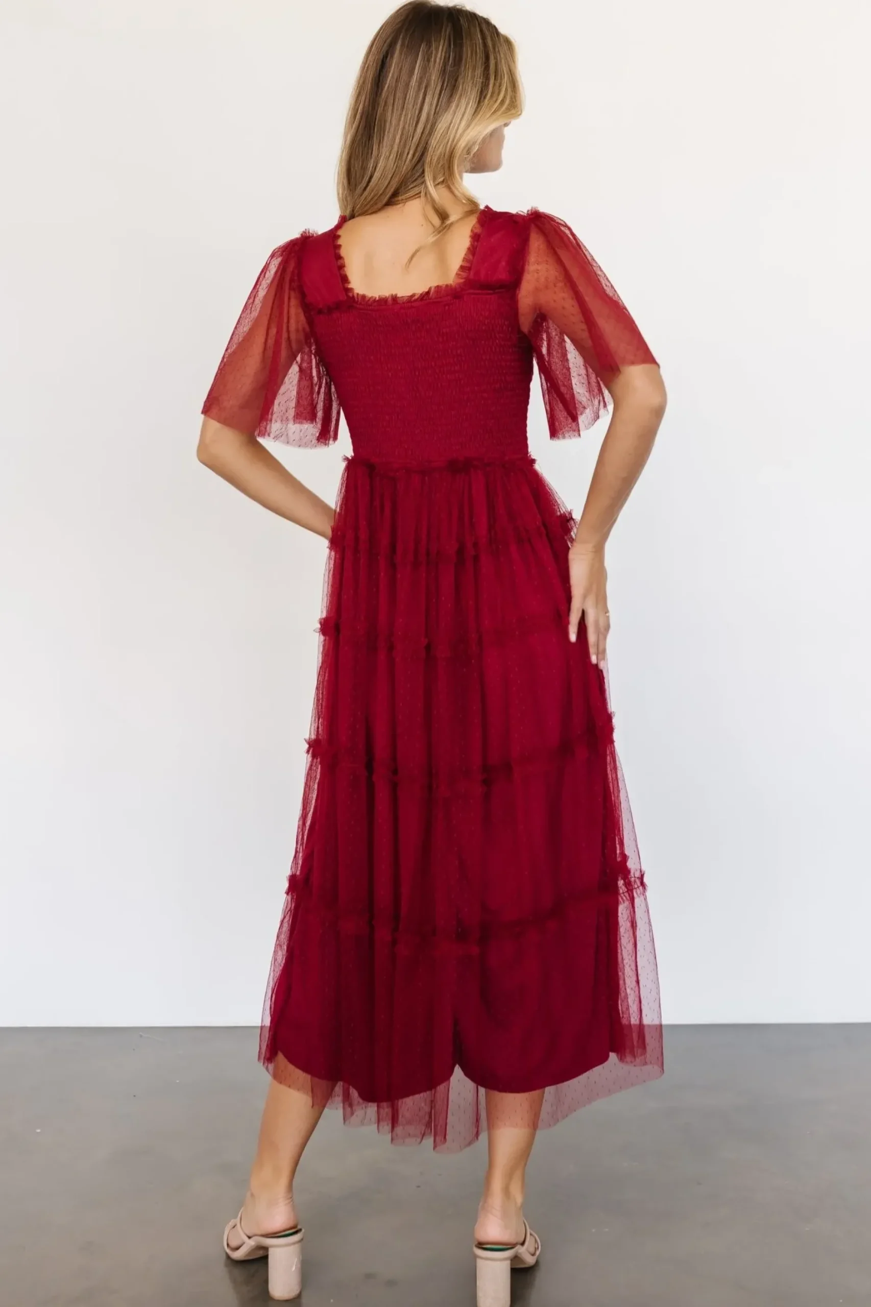 Baltic Born COMING SOON|Bexley Tulle Dress | Wine