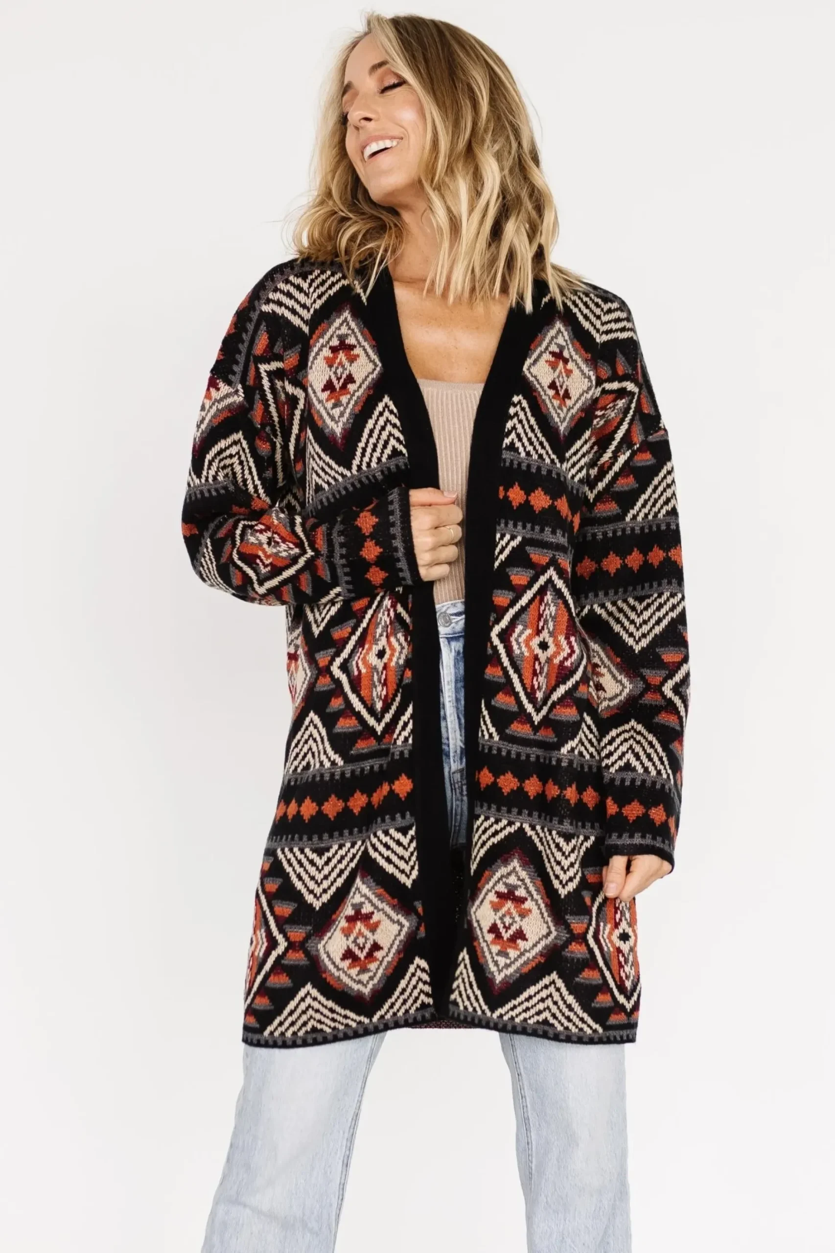 Baltic Born cardigans|EXTENDED SIZING|Billings Knit Cardigan | Black Multi