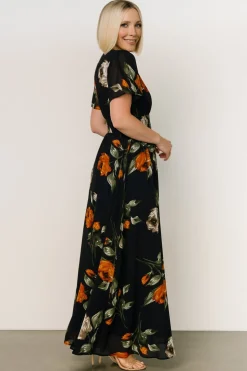 Baltic Born DRESSES|maxi dresses|Birdie Maxi Dress | Midnight Navy Floral