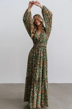 Baltic Born maxi dresses|WEDDING SUITE|Bria Maxi Dress | Green Floral