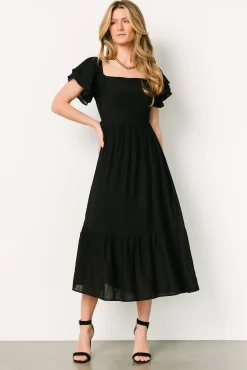 Baltic Born COMING SOON|Buttercup Midi Dress | Black