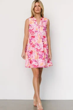 Baltic Born short dresses|Cami Short Dress | Pink Multi