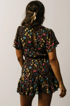 Baltic Born SALE|Candy Romper | Black Floral