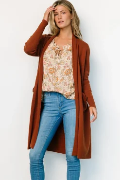 Baltic Born cardigans|WINTER ESSENTIALS|Central Park Cardigan | Rust