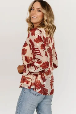 Baltic Born blouses + shirts|Charlotte Tie Blouse | Black + Cream