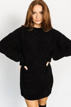 Baltic Born short dresses|TOPS|Christa Sweater Dress | Black