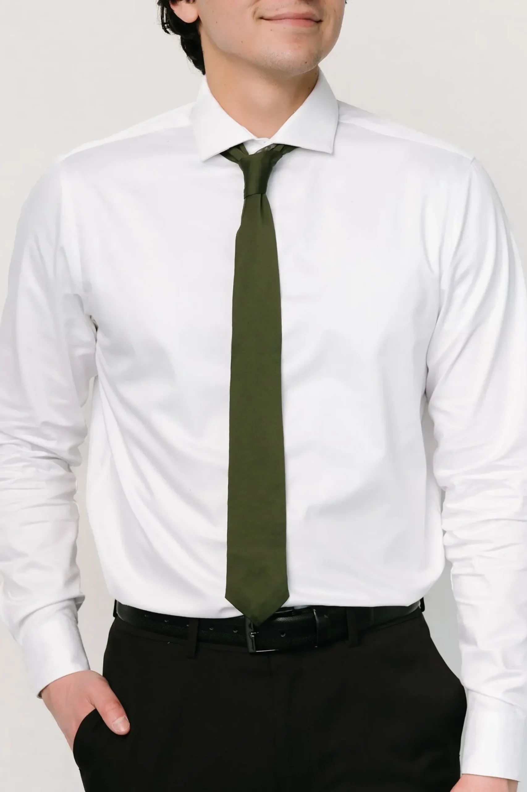 Baltic Born COMING SOON|Classic Satin Tie | Juniper Green