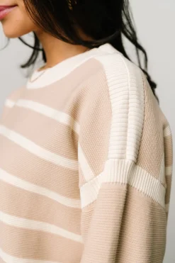 Baltic Born TOPS|sweaters|Conway Striped Sweater | Natural