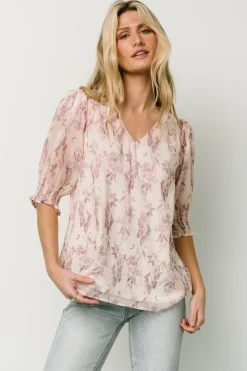 Baltic Born blouses + shirts|Cordova Top | Cream Multi Floral