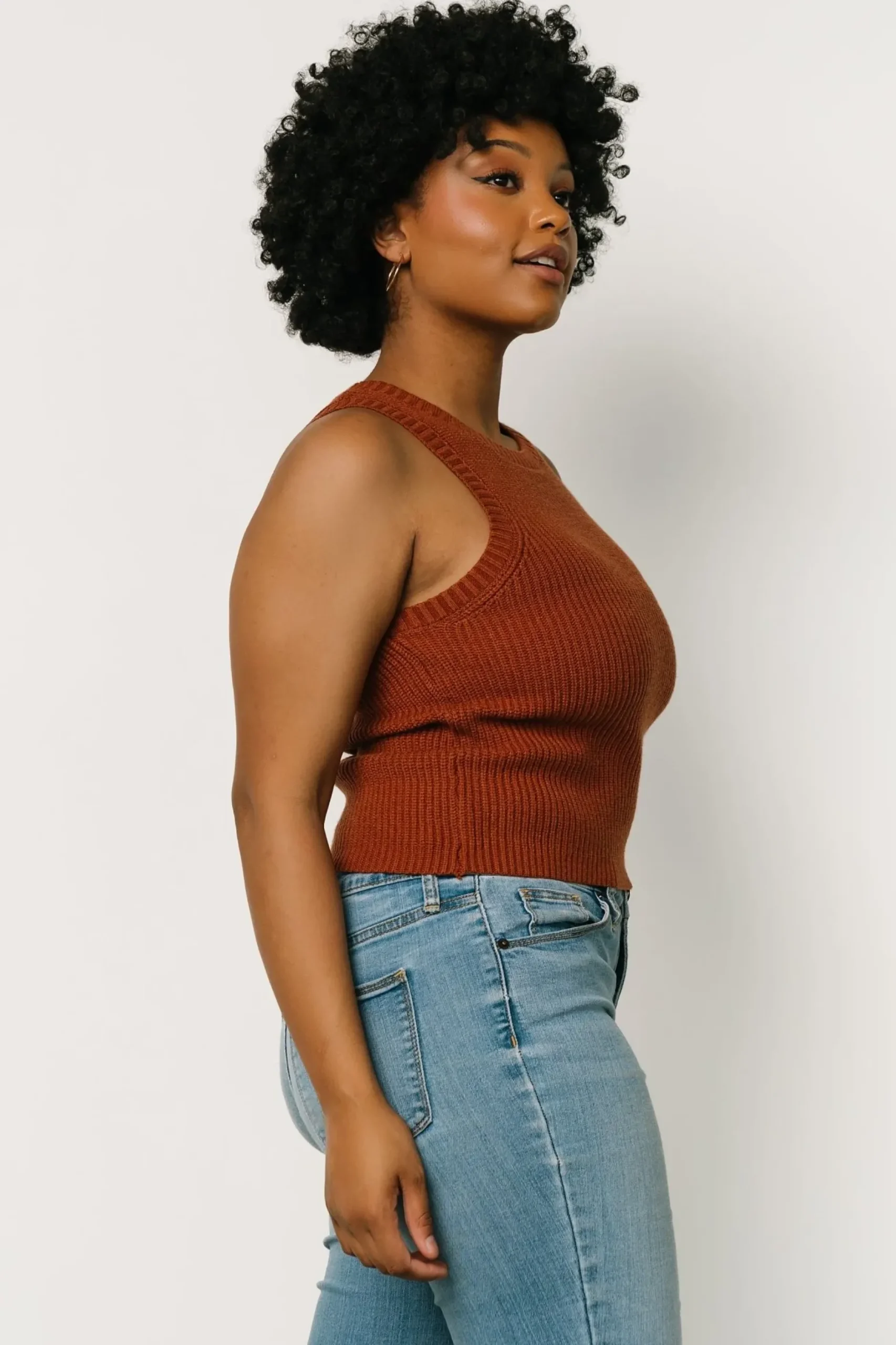 Baltic Born blouses + shirts|Cruz Knit Tank Top | Copper