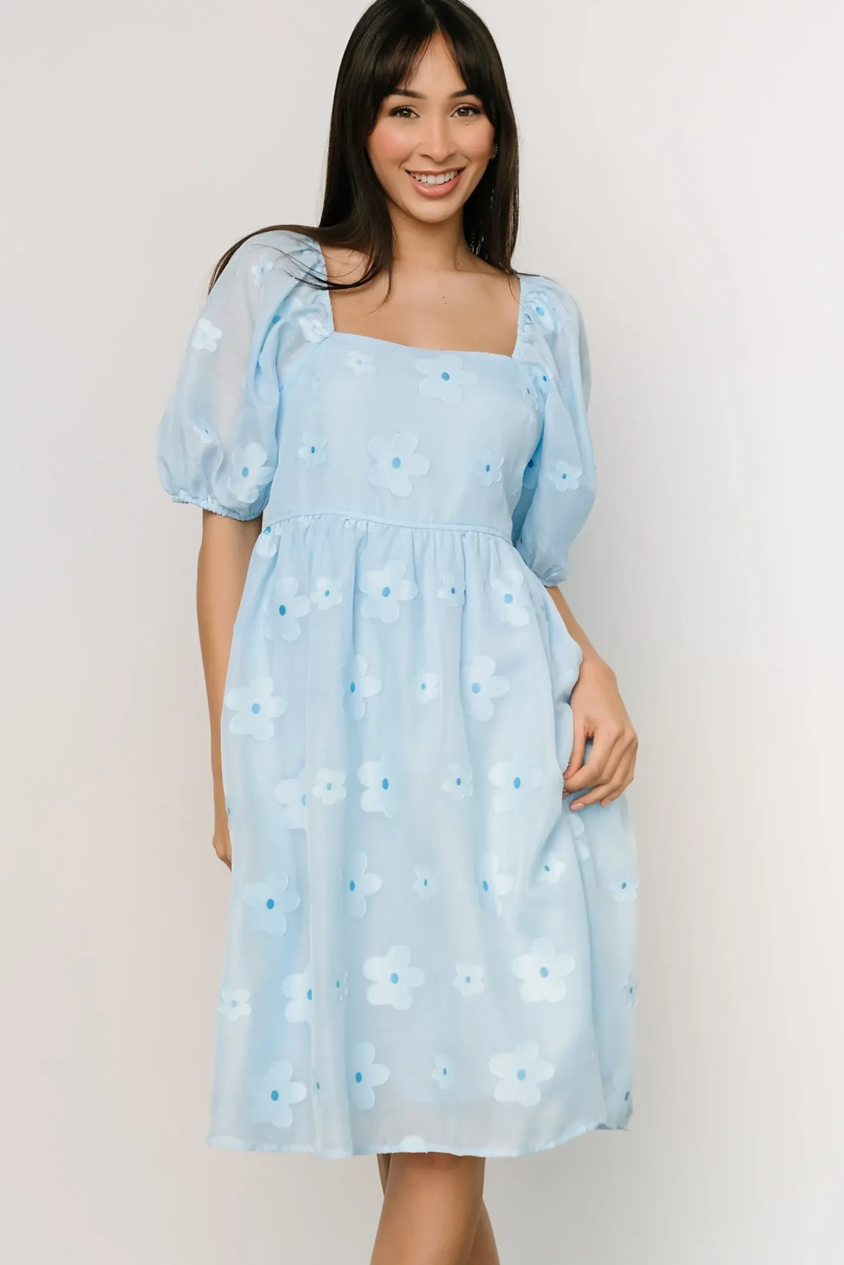 Baltic Born short dresses|Daisy Short Dress | Blue Floral