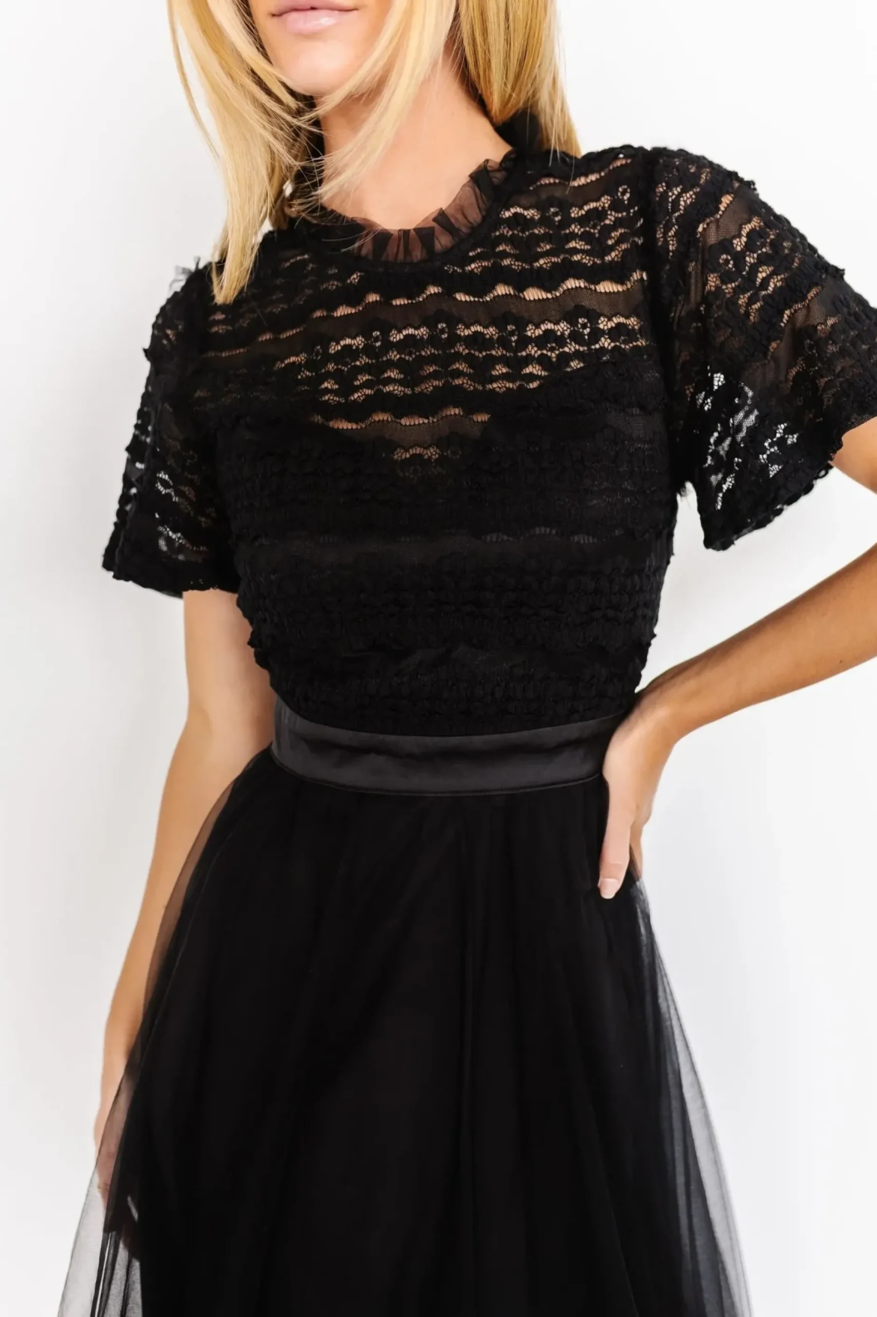 Baltic Born COMING SOON|Darcy Tulle Midi Dress | Black