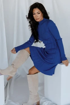 Baltic Born SALE|Dastrup Ribbed Dress | Cobalt