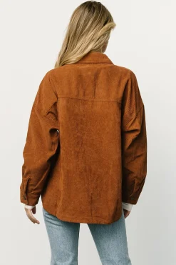 Baltic Born outerwear|WINTER ESSENTIALS|Davis Corduroy Shacket | Spice
