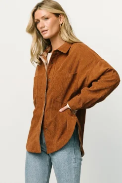 Baltic Born outerwear|WINTER ESSENTIALS|Davis Corduroy Shacket | Spice