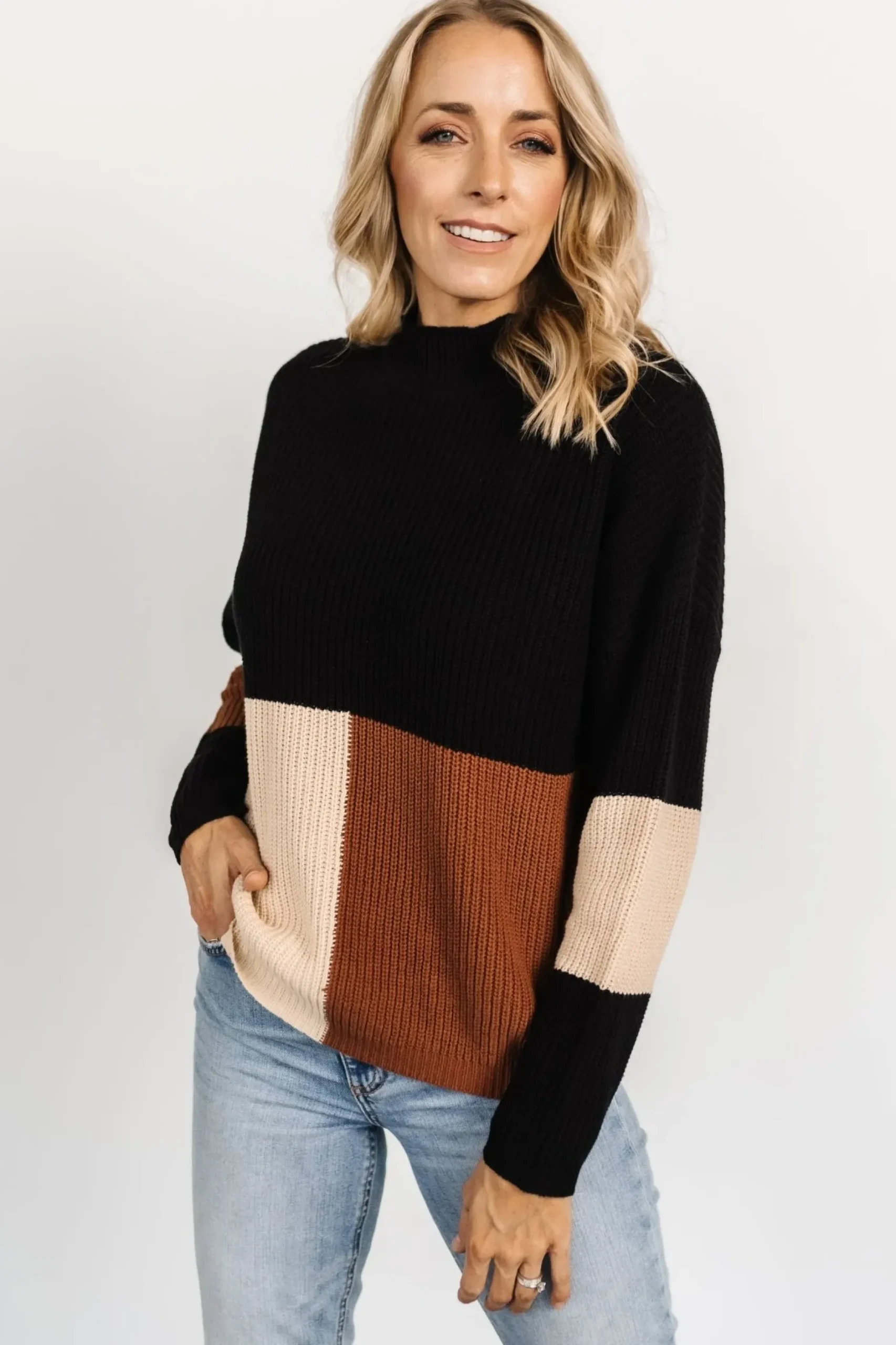 Baltic Born COMING SOON|Dawson Knit Sweater | Black Multi
