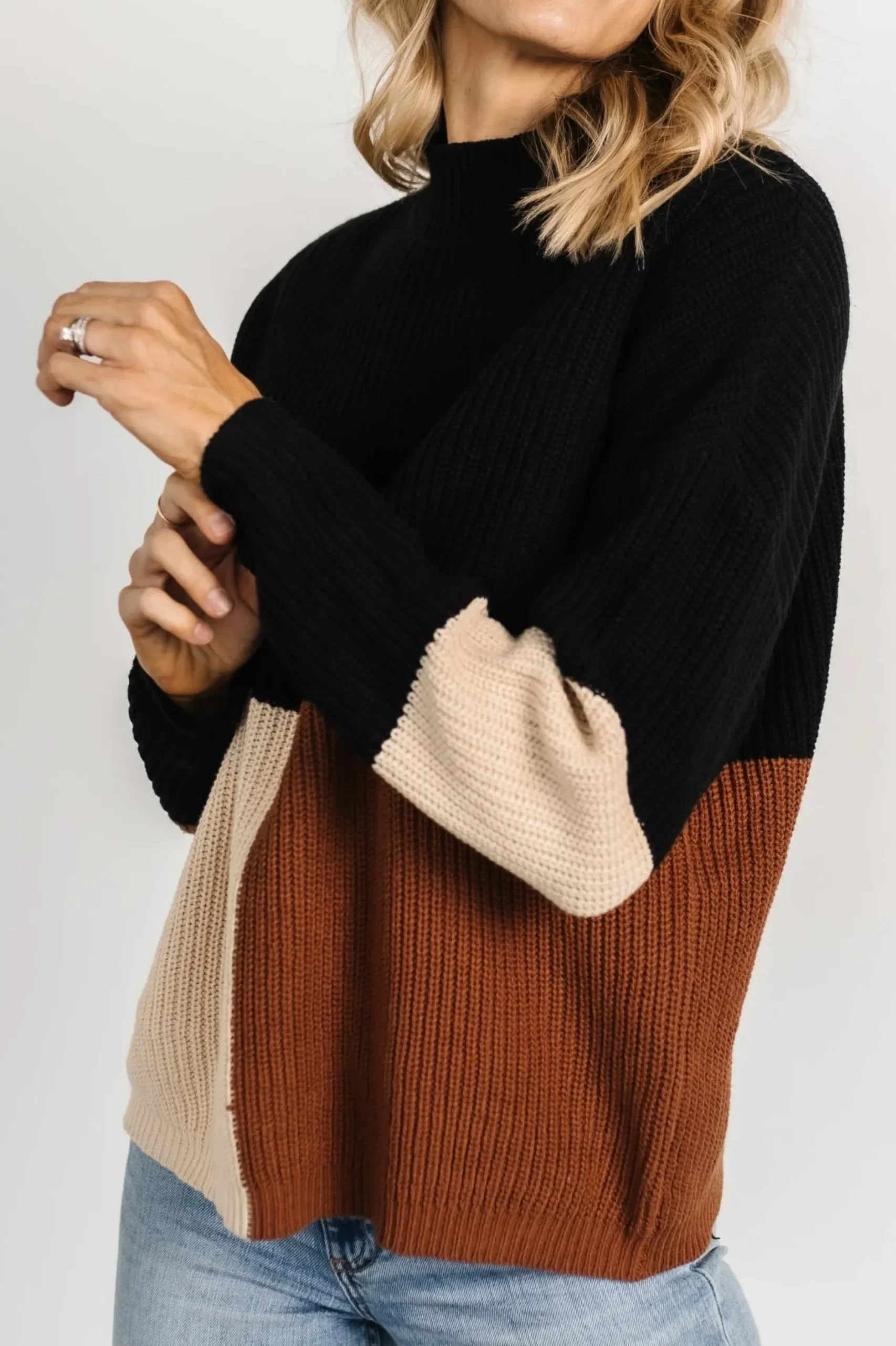 Baltic Born COMING SOON|Dawson Knit Sweater | Black Multi