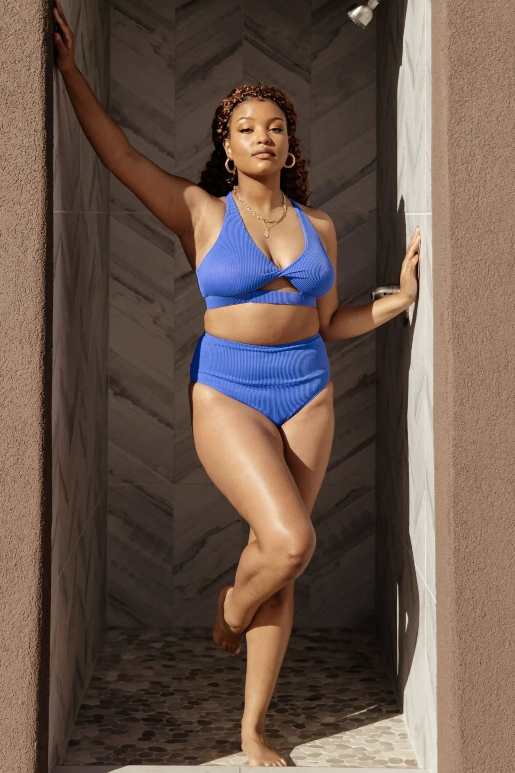 Baltic Born bikini|Del Mar Ribbed Bikini Bottom | Blue