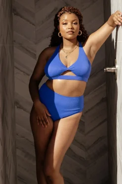 Baltic Born bikini|Del Mar Ribbed Bikini Bottom | Blue