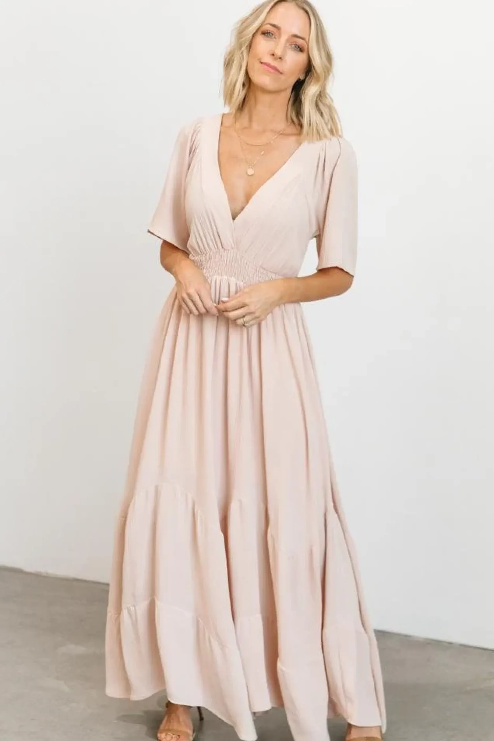 Baltic Born maxi dresses|WEDDING SUITE|Delilah Maxi Dress | Blush