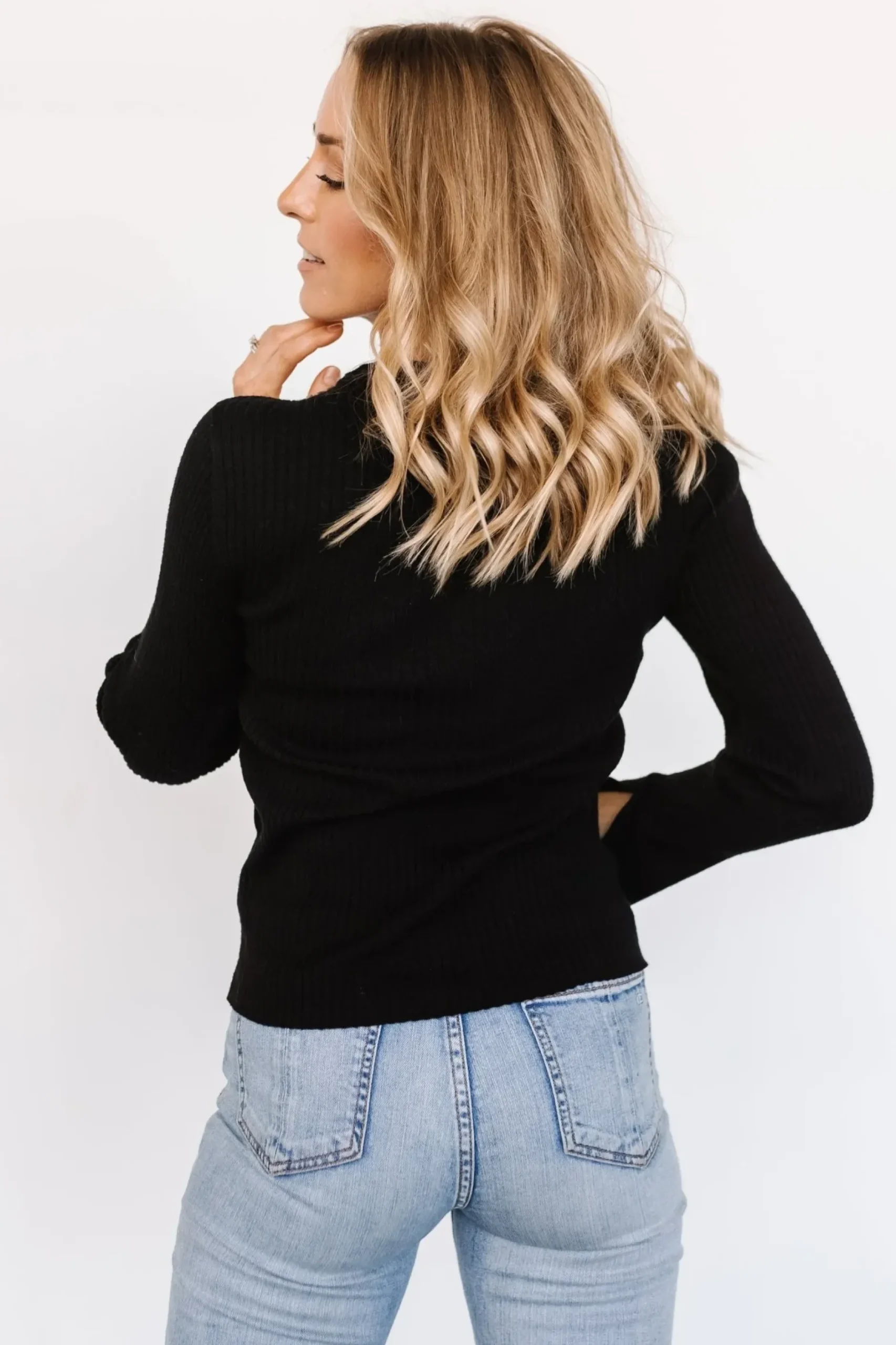 Baltic Born WINTER ESSENTIALS|SALE|Dominic Sweater Top | Black