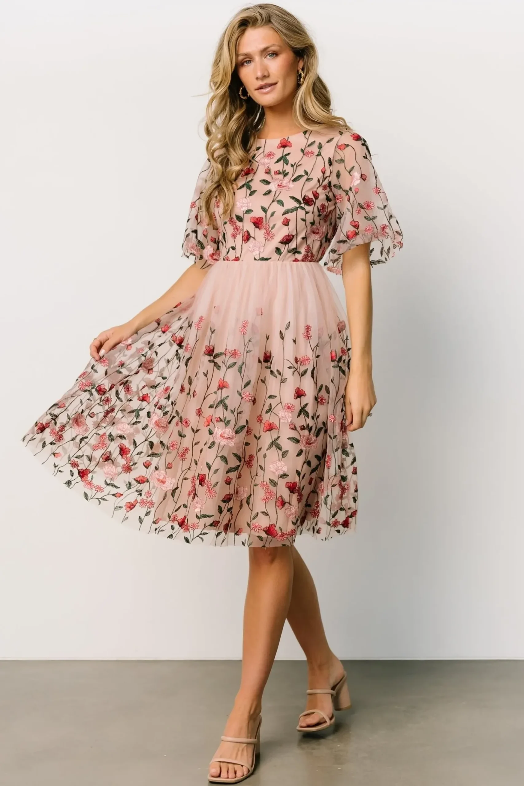 Baltic Born short dresses|Duchess Tulle Dress | Rose Garden