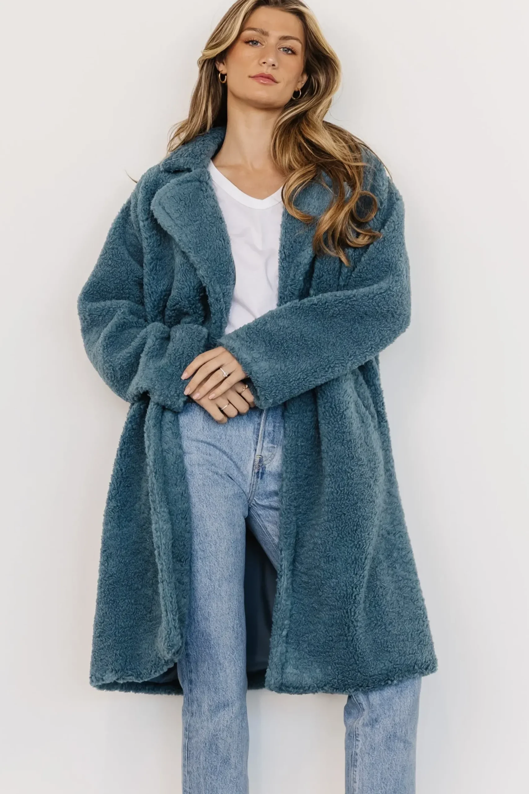 Baltic Born cardigans|Elbrus Sherpa Trench Coat | Dusty Brown