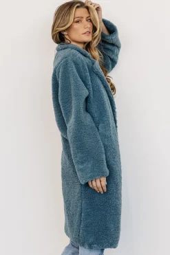 Baltic Born cardigans|Elbrus Sherpa Trench Coat | Persian Blue