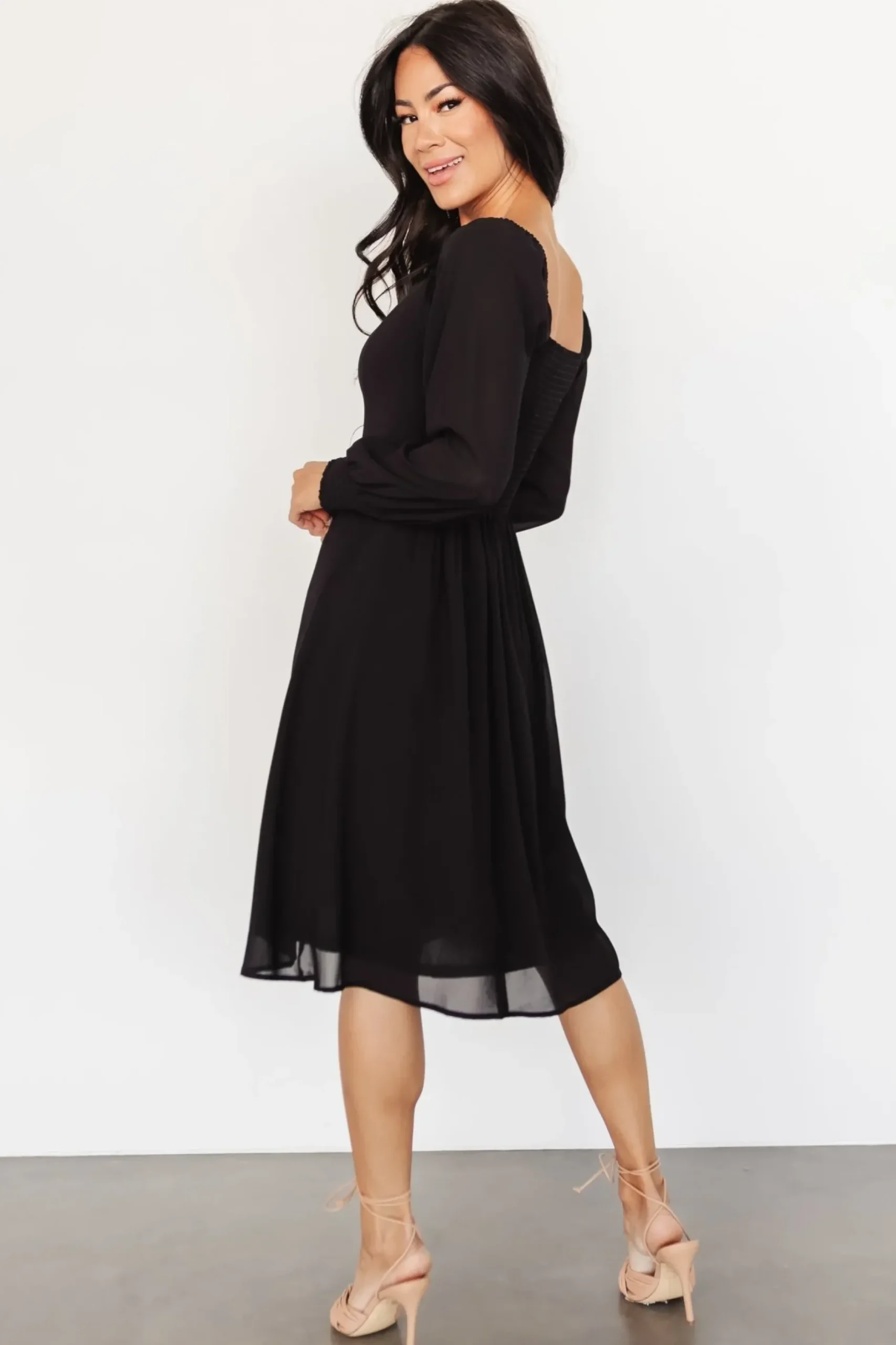 Baltic Born short dresses|WEDDING SUITE|Elise Short Dress | Black