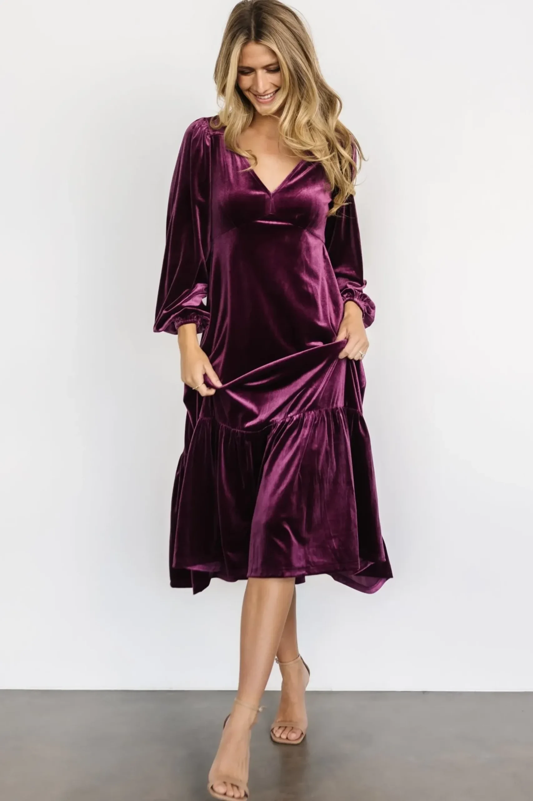 Baltic Born maxi dresses|WEDDING SUITE|Erika Velvet Maxi Dress | Sugar Plum