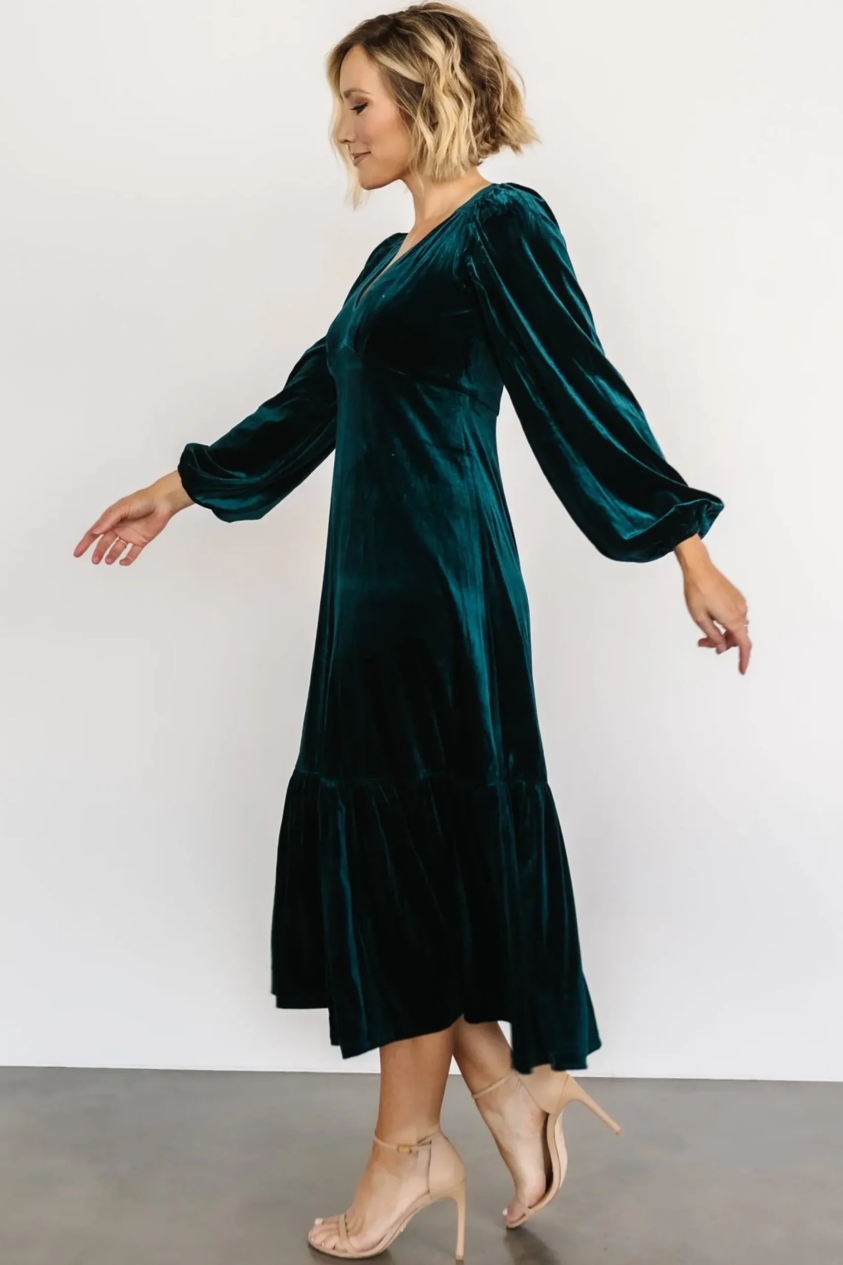 Baltic Born maxi dresses|WEDDING SUITE|Erika Velvet Maxi Dress | Jade